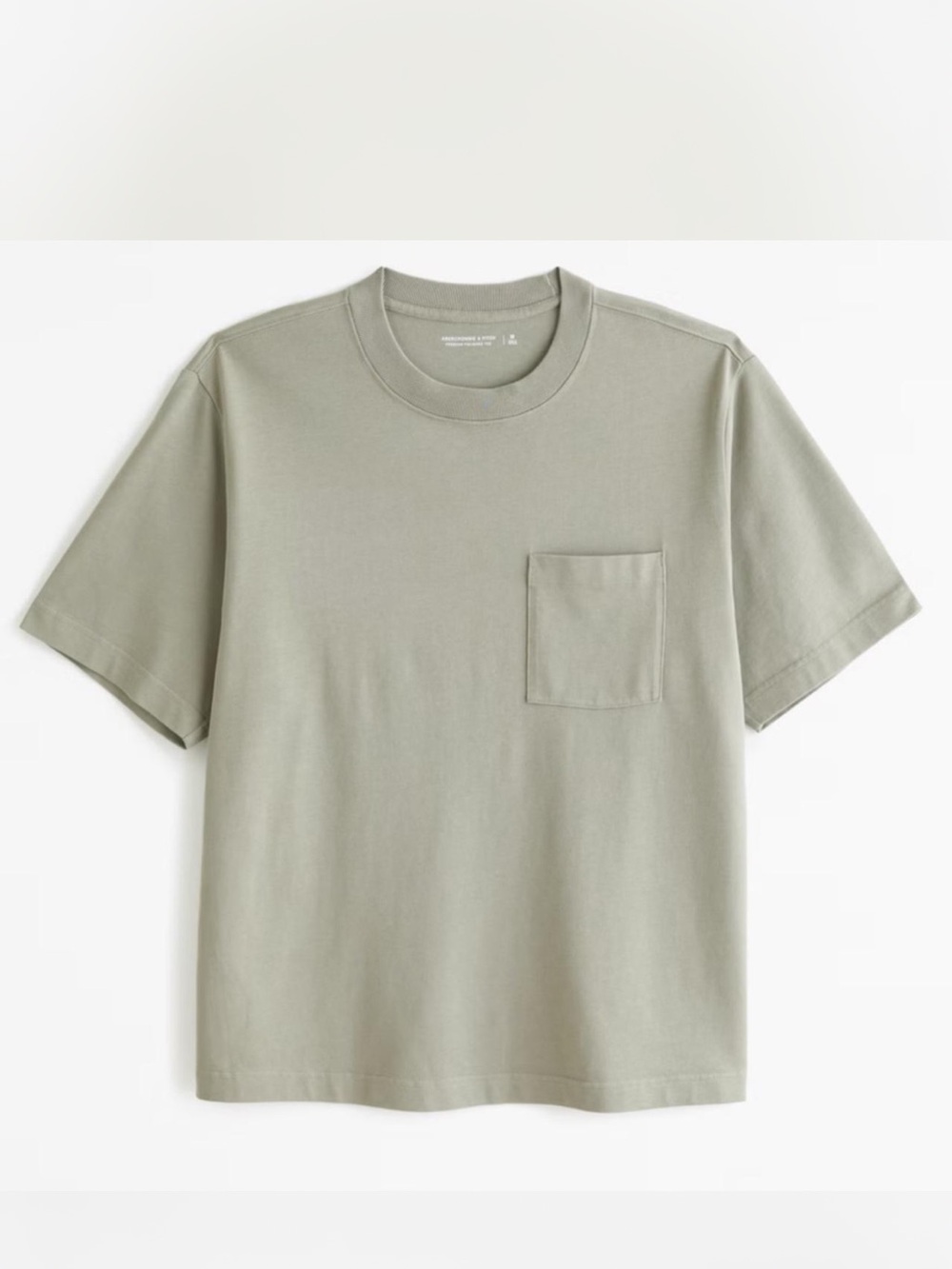 Men's Pocket Crewneck T-Shirt in Sage Green
